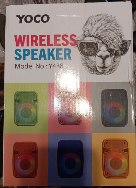 Bluetooth Speaker with LED & EQUALIZERUSB YOCO