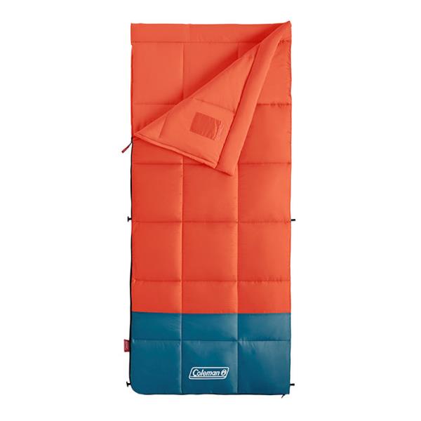 Coleman Kompact 40 Degree F Rectangle Sleeping Bag  Tiger Lily