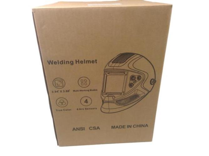 TECWELD Auto Darkening Welding Helmet - True Color, ANSI CSA Certified, Multi-Working Modes, 4 Arc Sensors