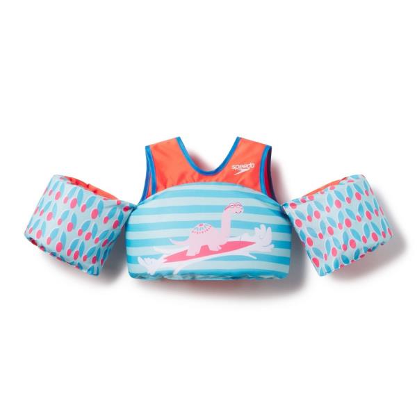 Speedo Splash Jammer Life Jacket Vest Kids Weight 33-55 Lbs - Dino